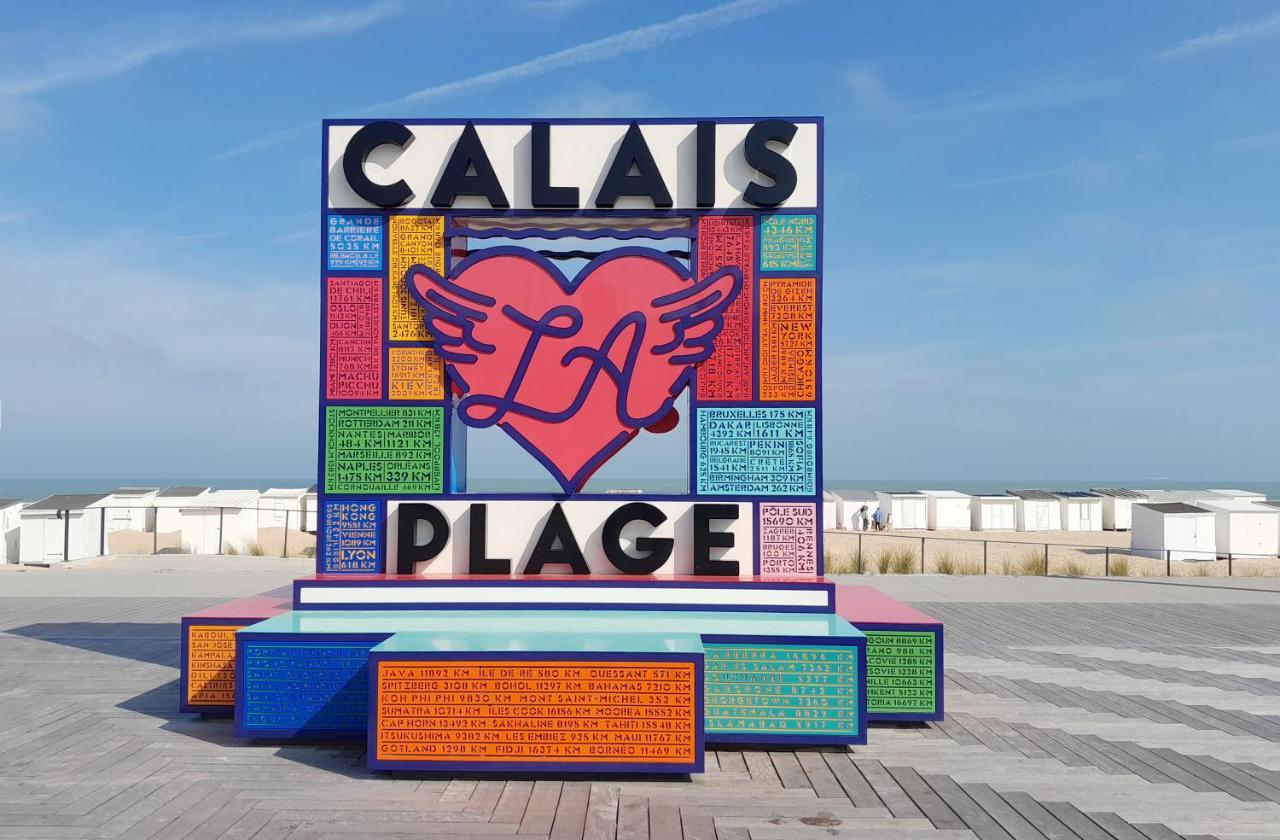 Studio Plage, Vue Mer Et Dragon, Garage Pour Moto Calais Eksteriør bilde